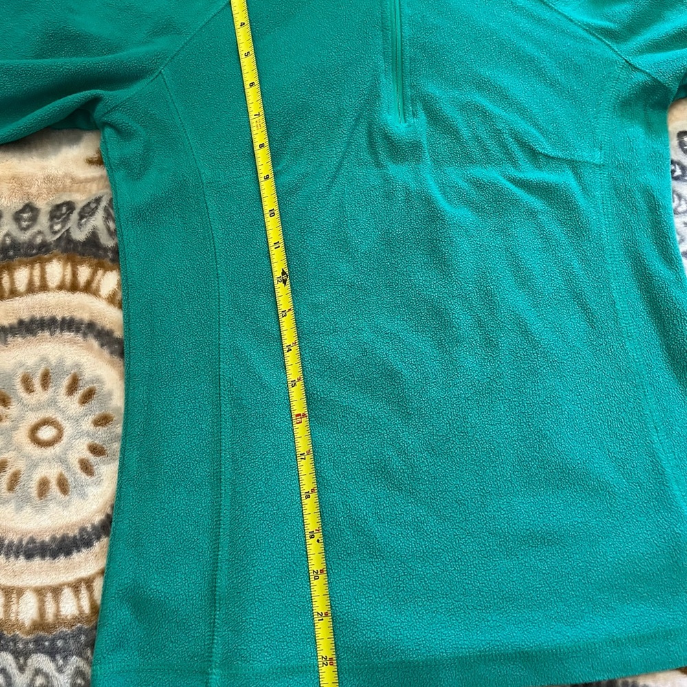 Columbia 1/4” Zip Pullover Green Jacket Size XS - Picture 9 of 9